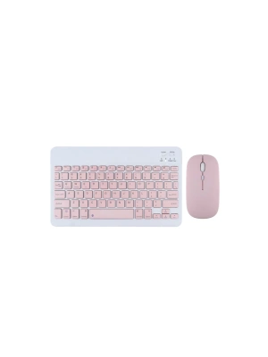 KYB71 Kablosuz Türkçe Q Klavye Mouse Set - Pembe