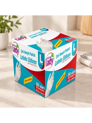 Lateks Eldiven L 50li