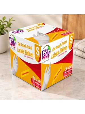 Lateks Eldiven (S) 50li