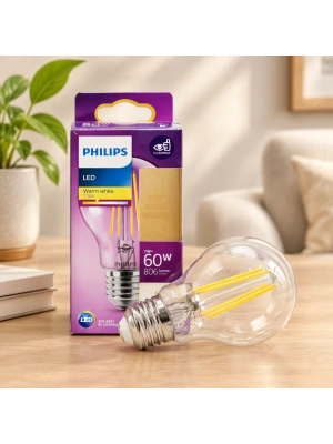 LED Filament Rustik Ampul E27 7W Cam Gövde