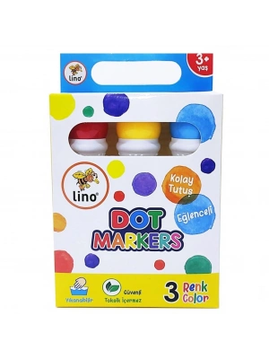 Lino Dot Markers 3lü Yıkanabilir
