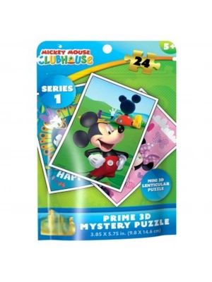 Mickey Mouse Seri 1 3D Mystery Puzzle 24 Parça