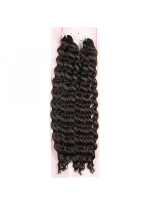 Nice Bulk Afro Su Dalgası Saç - Kahverengi