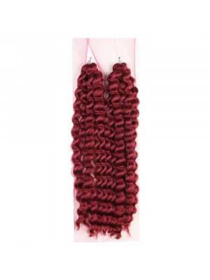 Nice Bulk Afro Su Dalgası Saç - Kızıl