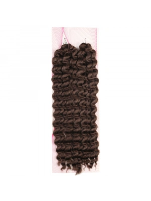 Nice Bulk Afro Su Dalgası Saç - Koyu Kahve