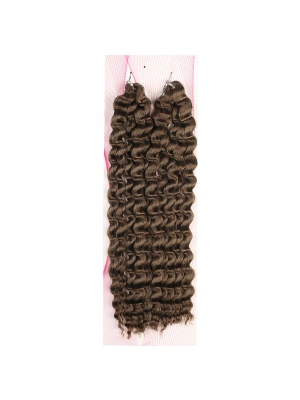 Nice Bulk Afro Su Dalgası Saç - Koyu Kumral