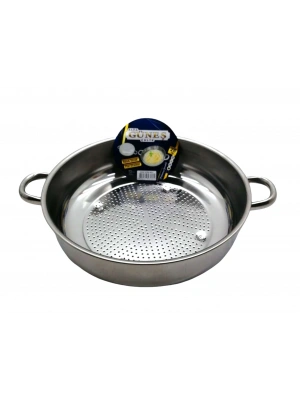 NO-2 - 28CM Basık Süzek Metal Süzgeç