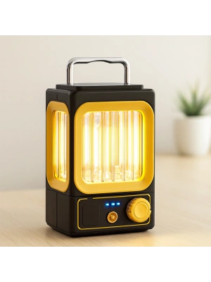 Nostalji Solar Lamba - USB Şarjlı 1500mAh