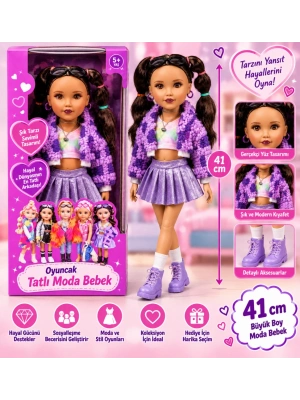 Oyuncak Tatlı Moda Bebek 41 cm