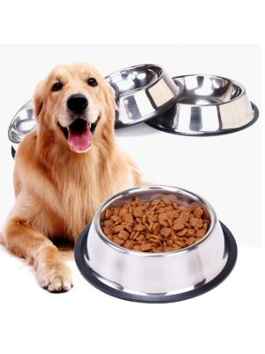 Paslanmaz Çelik Metal Mama Kabı 15 cm.