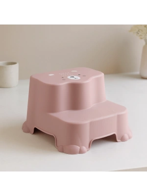 Pembe Desenli Katlı Çocuk Basamağı