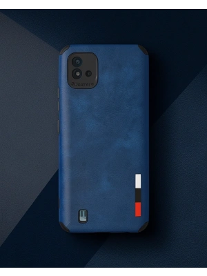 Realme C11 2021 Kılıf Loop Deri Silikon - Lacivert