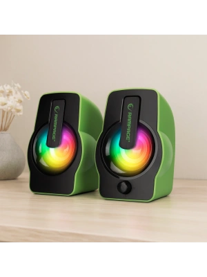 RGB Işıklı USB 2.0 1+1 Multimedya Hoparlör Seti