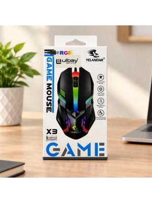RGB Kutulu Oyuncu Mouse