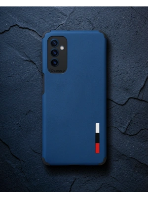 Samsung Galaxy M52 5g Kılıf Loop Deri Silikon - Lacivert