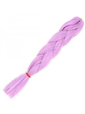 Simli Lila Örgülük Saç 100 Gr.