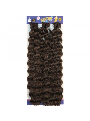 Sister Afro Dalgası Saç - Kumral 6