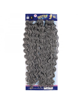 Sister Afro Dalgası Saç - Orta Ton Gri Grey 2