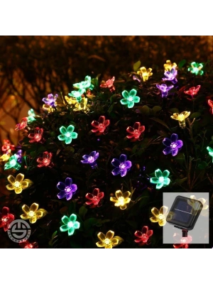Solar Çiçekli RGB Dekorasyon Lambası