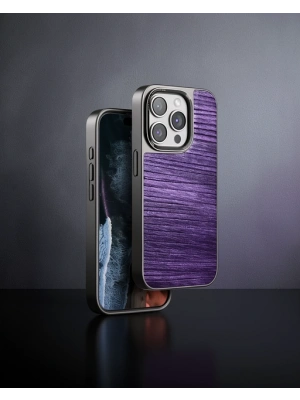 Venco Apple İphone 15 Pro Wave Kapak - Derin Mor