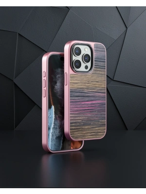 Venco Apple İphone 15 Pro Wave Kapak - Pembe