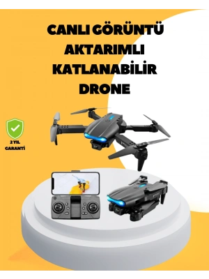 Wifi FPV Canlı Görüntü Aktarımlı Katlanabilir Drone