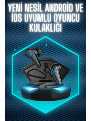 Wireless Kulaklık Mikrofonlu Bluetooth Oyuncu Kulaklığı