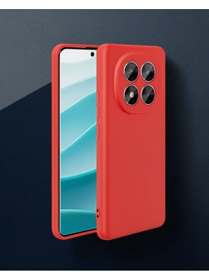 Xiaomi Redmi Note 14 Pro 5g Kılıf First Silikon - Kırmızı