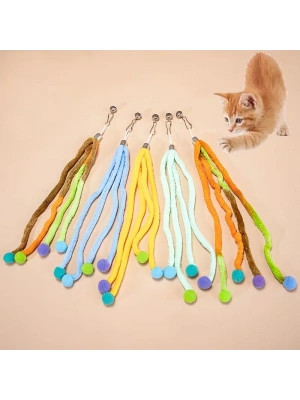 Zilli Kedi Oyuncağı - Peluş - Ponponlu