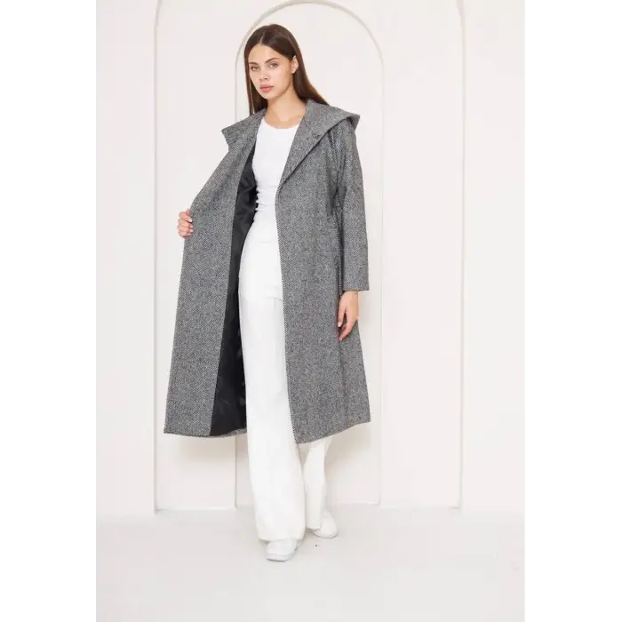 BALIKSIRTI KAPŞONLU KAŞE