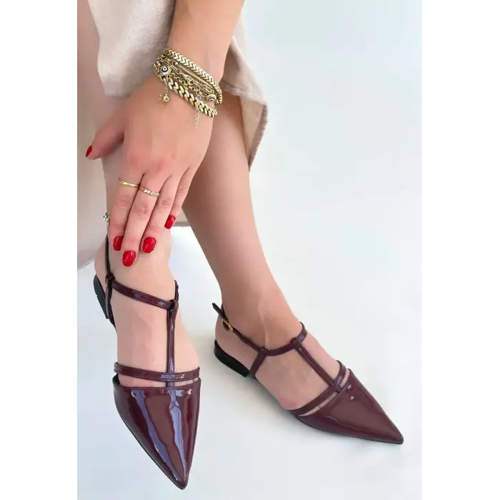 Canca Bordo Rugan Babet Ayakkabı