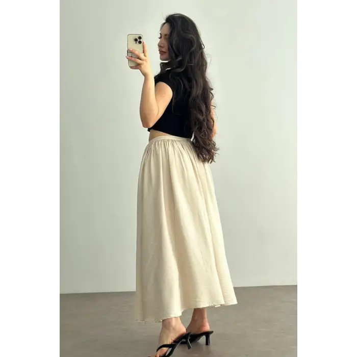 Cepli keten etek bej kz24