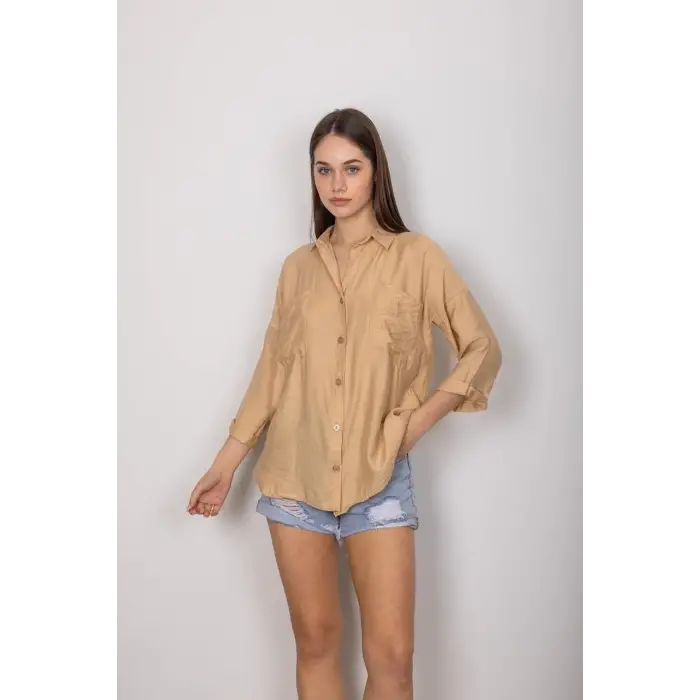 Cepli salaş gömlek t1010