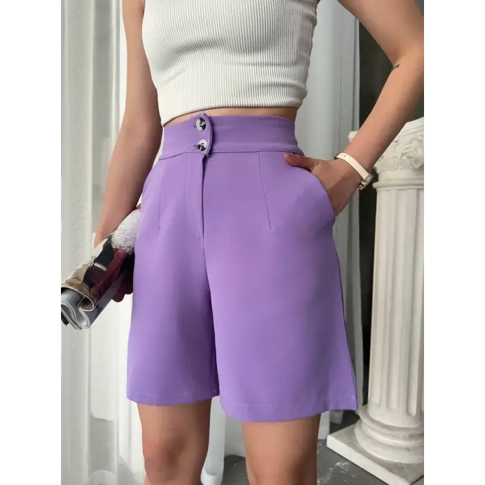 Düğmeli şort mdl24326