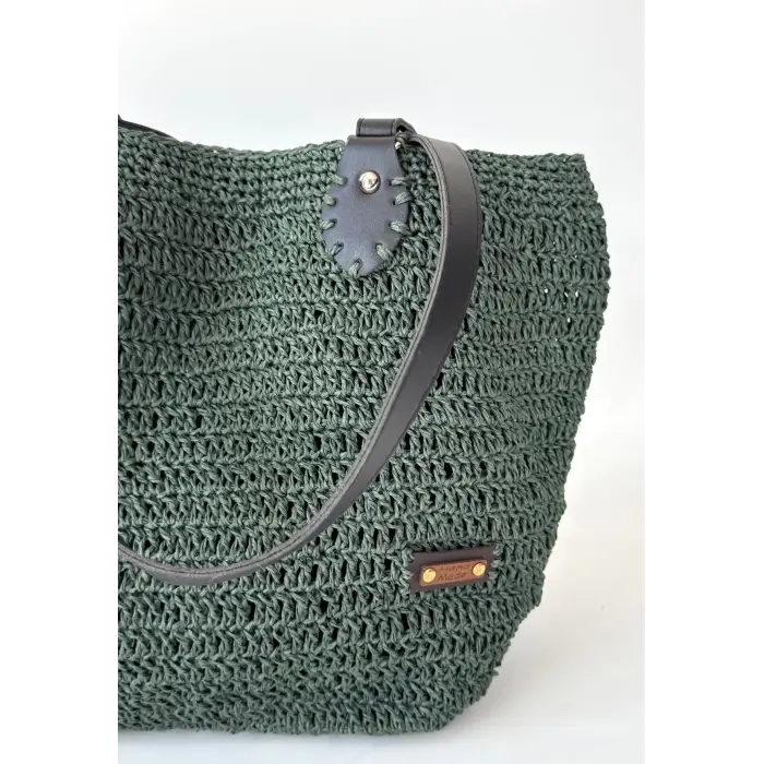 Fonny  Yeşil Örgü Çanta