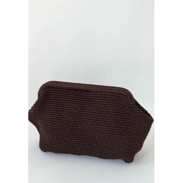 Froy Acı Kahve Örgü Çanta