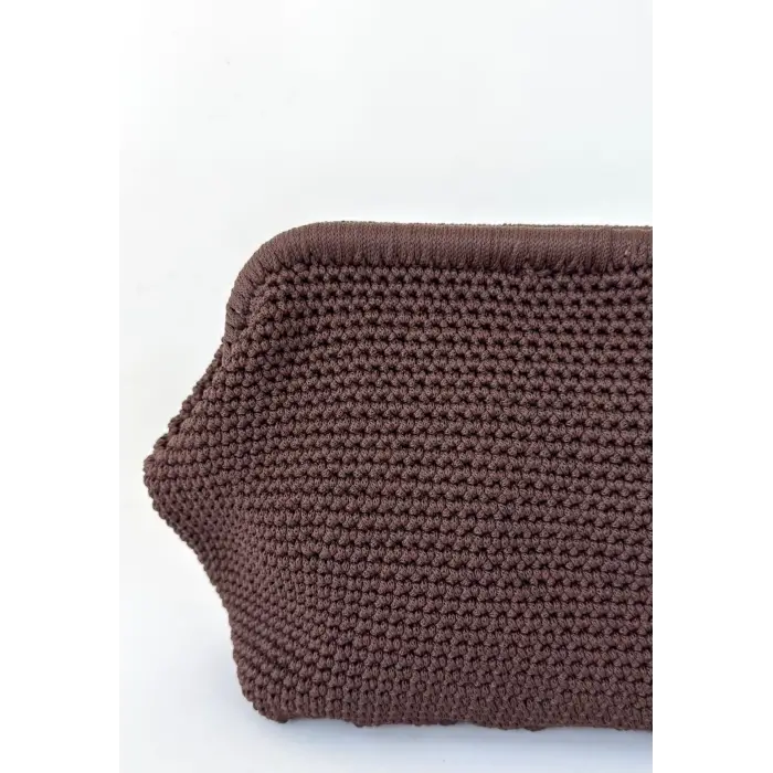 Froy Acı Kahve Örgü Çanta