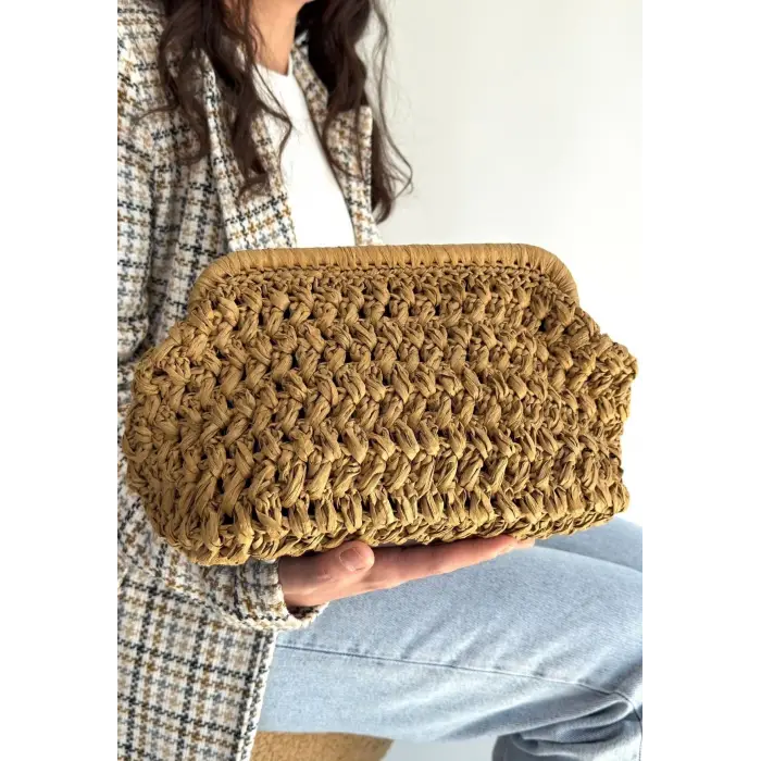 Froy Hasır  Örgü Çanta