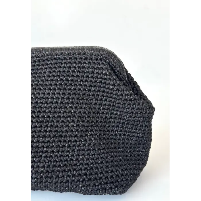 Froy Siyah Örgü Çanta