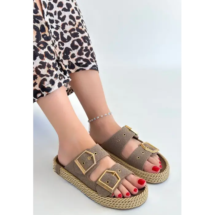 İces Vizyon Nubuk Terlik