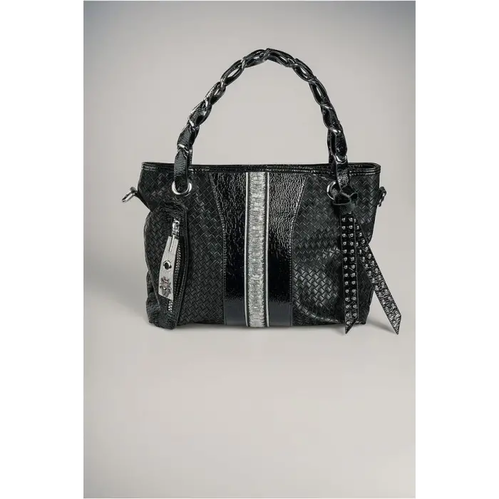 Jaxe Siyah Cilt Omuz Çantası