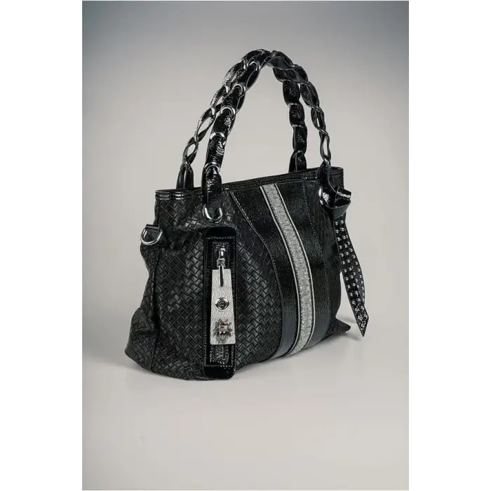 Jaxe Siyah Cilt Omuz Çantası