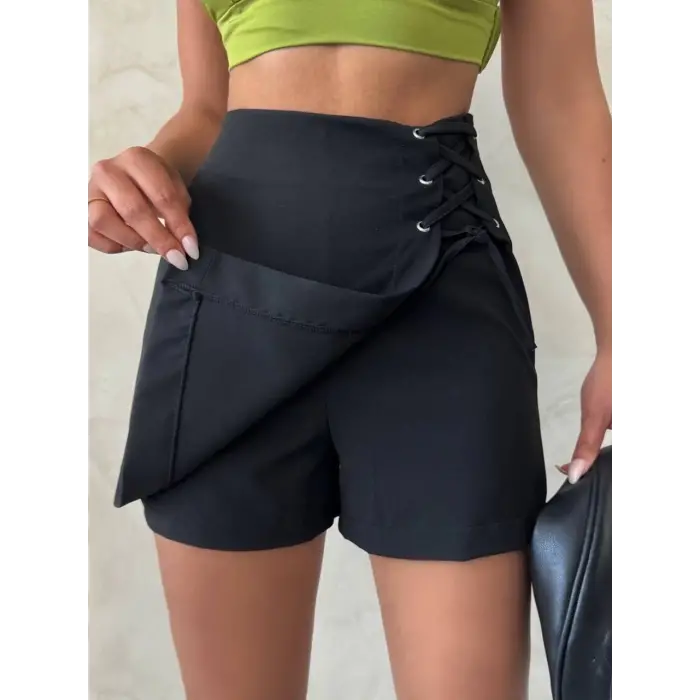 Kuş gözü şort etek s25819