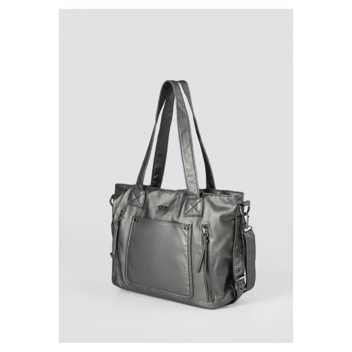 Lonti Platin Cilt Omuz Çantası