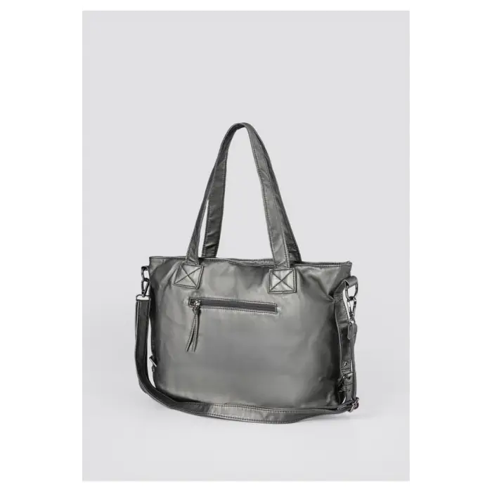 Lonti Platin Cilt Omuz Çantası