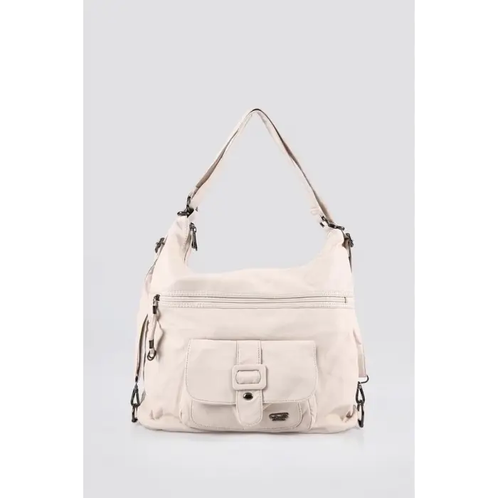 Mower Bej Cilt Omuz Çantası