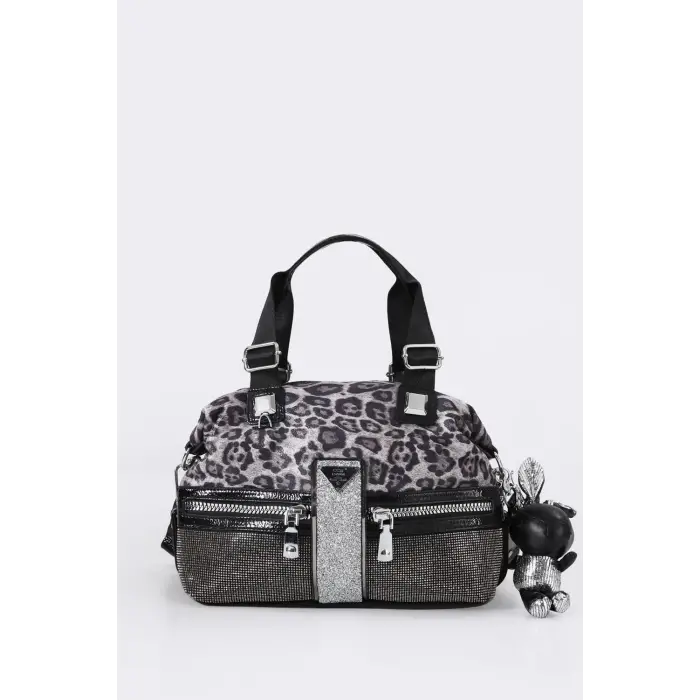 Olza Siyah Cilt Omuz Çantası