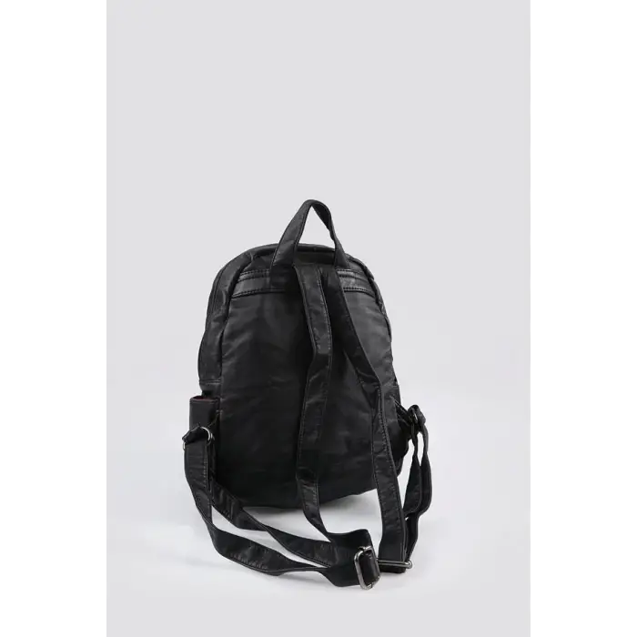 Rior Siyah Cilt Sırt Çantası