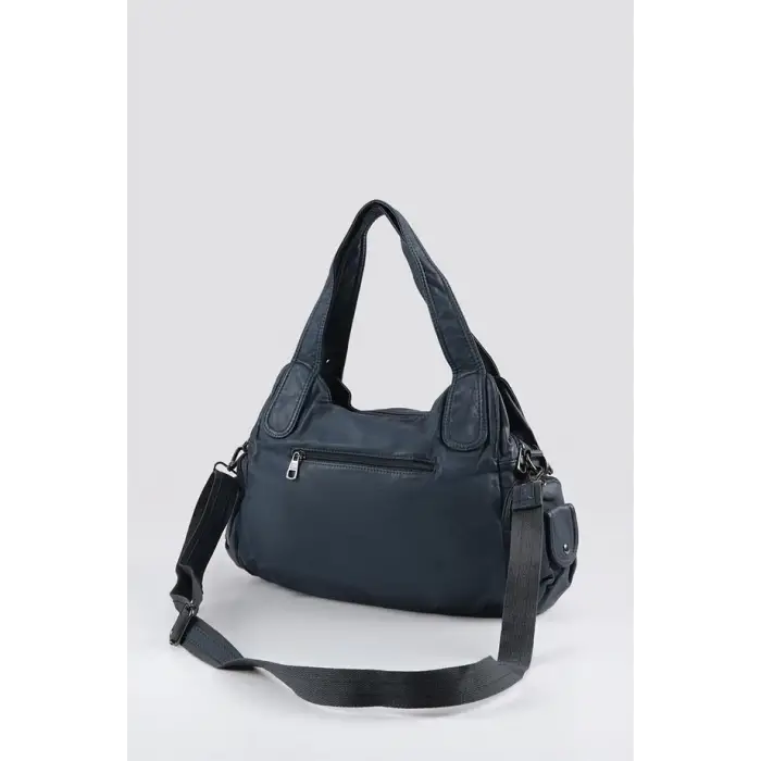 Tiwe Mavi Cilt Omuz Çantası