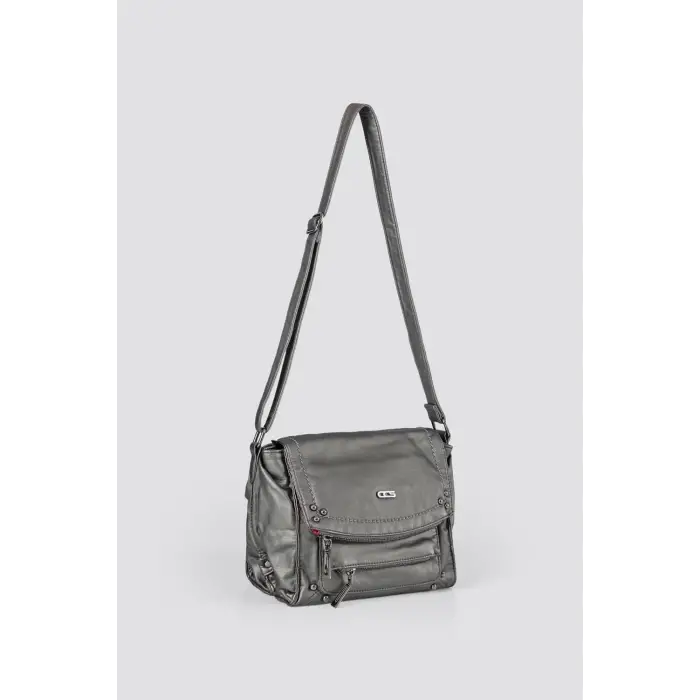 Witer Platin Cilt Omuz Çantası